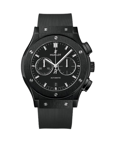 hublot chronograph black magic 42mm|Hublot Black Magic .